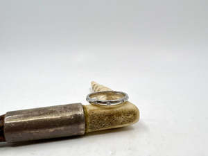 End Of Line Jewellery: Platinum Band with Shot Set Diamonds | End of Line