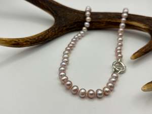 Chains: Pink Freshwater Pearls | Semi Round | 7.0mm