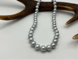 Chains: Grey Freshwater Pearls | Baroque | 9.0mm