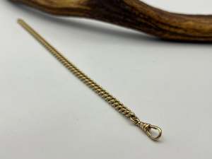 Preloved Items: 9ct Yellow Gold Single Curb Bracelet | Preloved