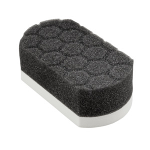 Black Friday In Stock: White Cross-Linked Applicator w/ Hex Surface (1.75" X 2.5" X 4.625")
