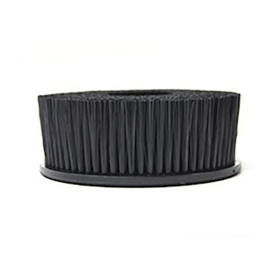 Interior Brushes: Long Upholstery Brush With Hook-And-Loop Attachment -Spinner Brush (5", 127mm For Rotary & Random Orbital)