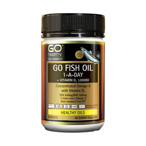 Products: GO HEALTHY FISH OIL 1 A DAY 90CAPS - CHEMi - NZ Health Supplements & Cosmetics