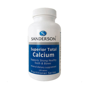 Products: Sanderson Superior Total Calcium 120Tabs - CHEMi - NZ Health Supplements & Cosmetics