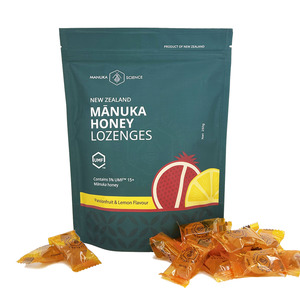 Products: MANUKA SCIENCE MANUKA HONEY LOZENGES PASSIONFRUIT & LEMON 250G - CHEMi - NZ Health Supplements & Cosmetics