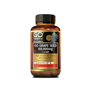 Go Healthy: Go Healthy Grape Seed 60000mg 120vcaps
