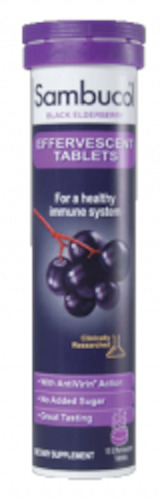 Sambucol: Sambucol Black Elderberry Effervescent Tablets 15 effervescent tablets