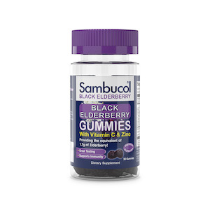Black Elderberry Gummies 30 gummies