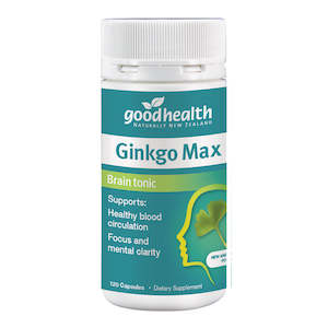 Good Health Ginkgo Max Brain Tonic Caps 120s