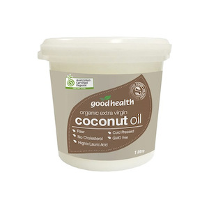 Good Health: Organic Extra Virgin Coconut Oil 1 Litre