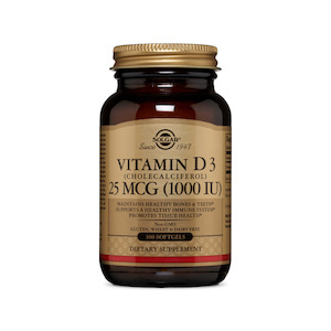 Solgar: Vitamin D3 1000 IU 100 chewable tablets