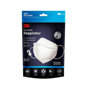 Covid Essentials: 3M Particulate Respirator 9123 Disposable Face Mask P2 1pk