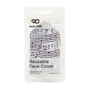 Reusable Face Cover Adults - Music