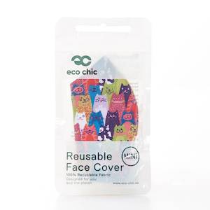 Covid Essentials: Reusable Face Cover Kids - Cats