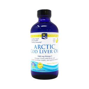 Nordic Naturals: Arctic Cod Liver Oil Lemon 237ml