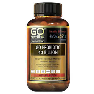 Clearance: Go Healthy Probiotic 40B HOWARU Restore 90