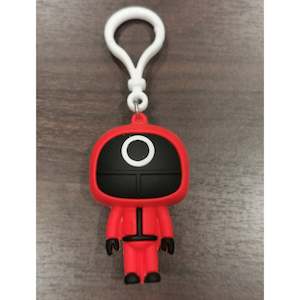 Squid Game Key Ring Circle (Red)