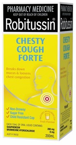 Pharmacy: ROBITUSSIN Chesty Cough Forte 200ml