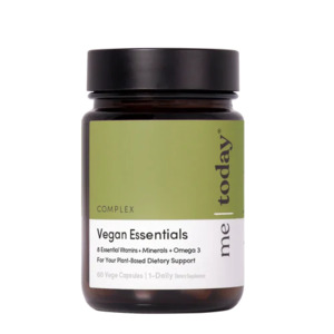 me today Vegan Essentials 60s