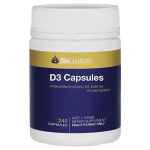 Bioceuticals: BioCeuticals D3 Capsules 240s