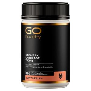 GO Healthy Shark Cartilage 750mg 180 VegeCapsules