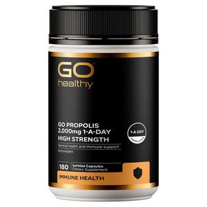GO Healthy Propolis 2,000mg 1-A-Day 180 Capsules
