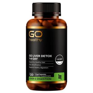 GO Healthy Liver Detox 1-A-Day 120 VegeCapsules