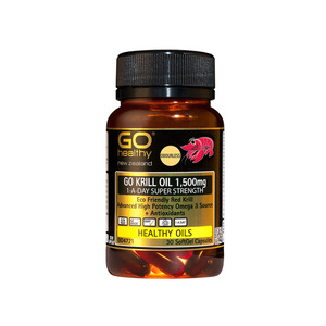 Go Healthy Krill Oil 1500mg 1-A-Day 30caps