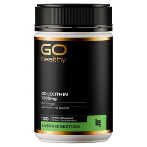 GO Healthy Lecithin 1,500mg 120 Capsules