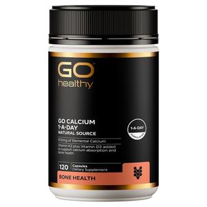 GO Healthy Calcium 1-A-Day Natural Source 120 Capsules
