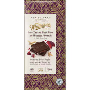 Pharmacy: Whittakers Artisan Collection Chocolate Plum & Almond 100g