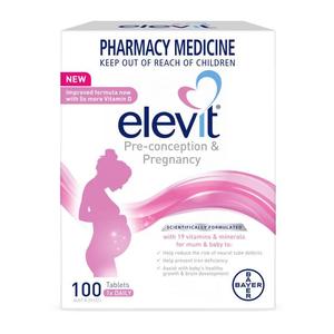 Supplements And Superfoods: Elevit Pre-conception & Pregnancy 100 Tablets
