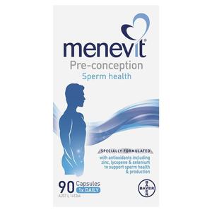 Supplements And Superfoods: Menevit Pre-conception Sperm Health 90 Capsules