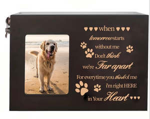 Homepage Collection: Wooden Pet Urns Memorial Black Box For Pets Ashes (Copy)