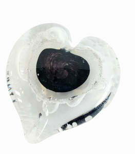 Homepage Collection: Glass Blown Heart Infused With Pet Ashes