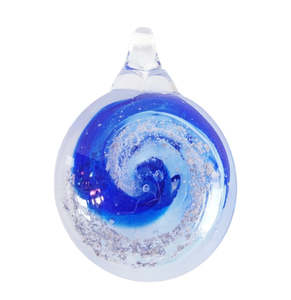 Homepage Collection: Glass Blown Twist Piece Infused with Pet Ashes