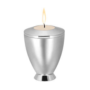 Homepage Collection: Silver Candlelight Urn