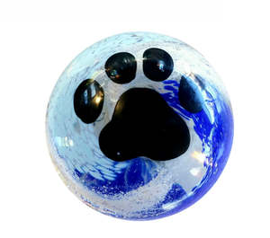 All: Glass Blown Paw Print
