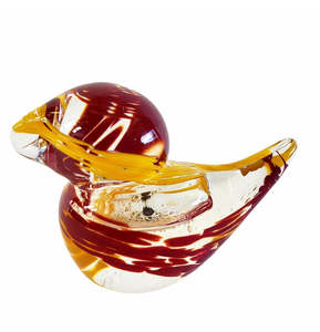 All: Glass Blown Bird Infused with Pet Ashes