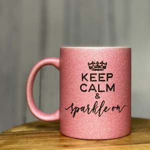 Home Page: GLITTER Mugs - Custom