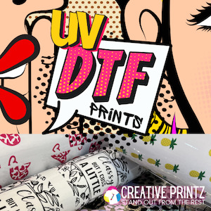 Home Page: Custom UV DTF Transfers