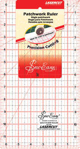 Sew Easy Ruler 6.5'' x 12''