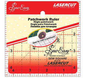 Sew Easy Ruler Square 4.5'' x 4.5''