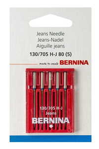 Bernina Sewing Machine Needle 130/705H J Jean/Denim 100/16