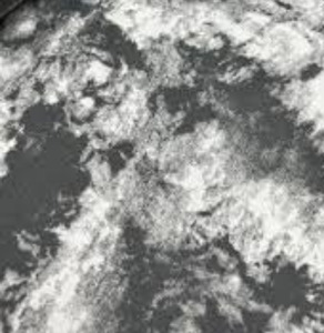 Drill Denim Cord: Denim 150cm Grey Tie Dye