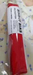 Cotton Bias And Stretch Binding: Bias Binding 10mm Red