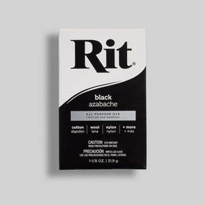 Fabric Wool Dyes: RIT Dye Powder Black