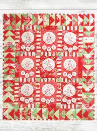 Christmas Patterns Advent Calenders: Snow Balls Advent Quilt Pattern