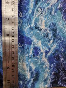 Landscapes Patchwork Fabrics 1: Natural Beauties 1799-75 Water Blue By The Blank Quilting