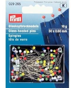 Prym Glass Headed Pins